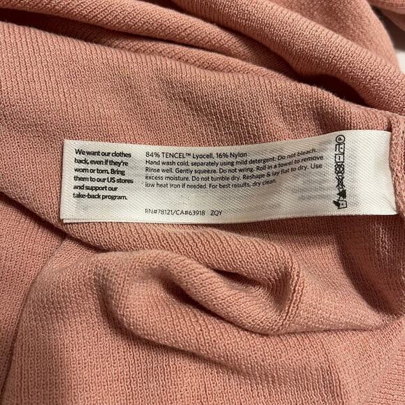 Eileen Fisher‎ Long Sleeve Sweater Pink Size Small Tencel Blend Lightweight Knit - Picture 5 of 6